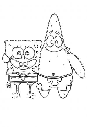 Sponge Bob and Patrick