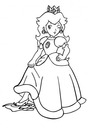 Free Printable Princess Daisy Coloring Pages Sheets And Pictures For