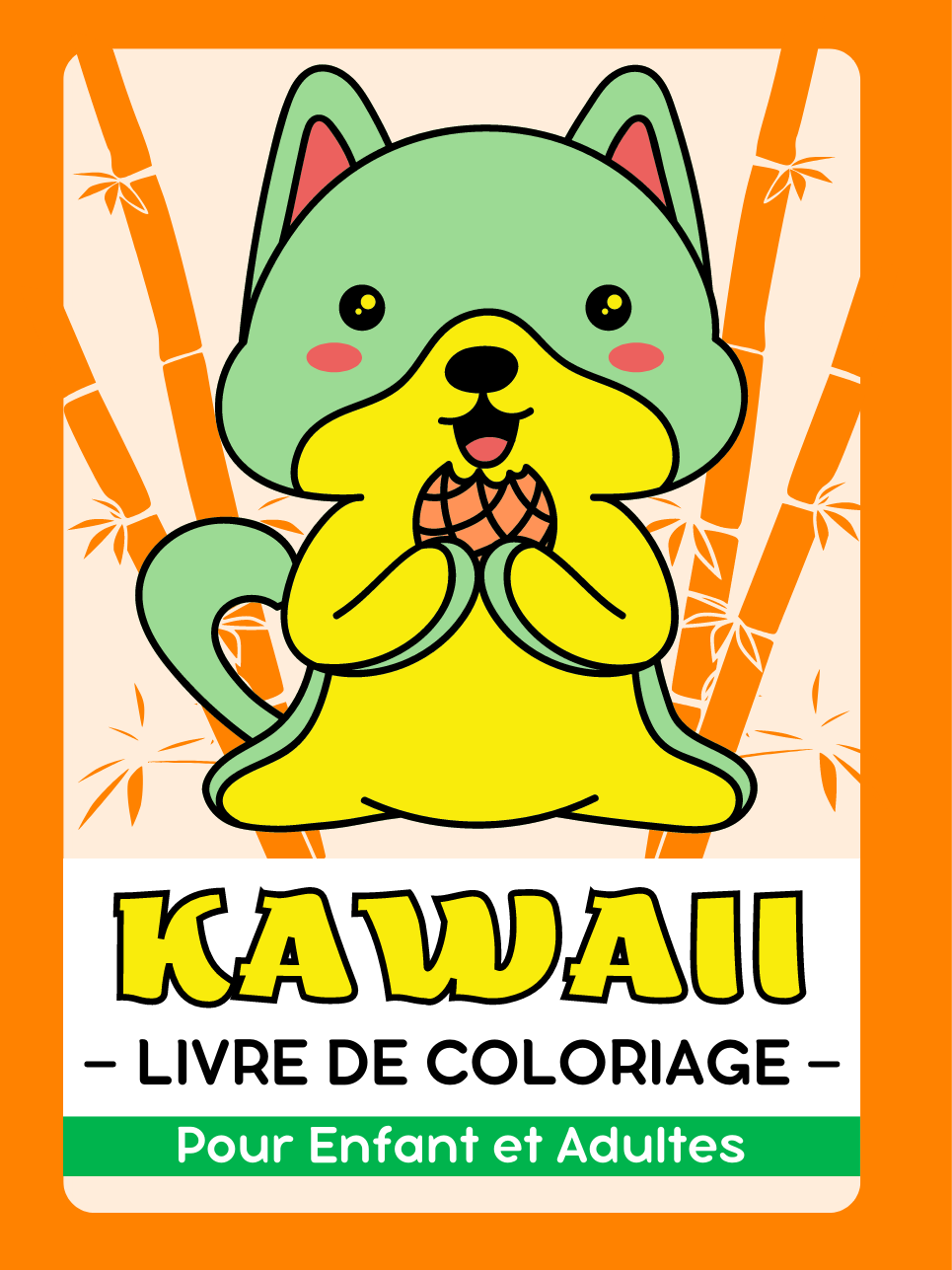 Kawaii Livre de Coloriage Pour Enfant et Adultes