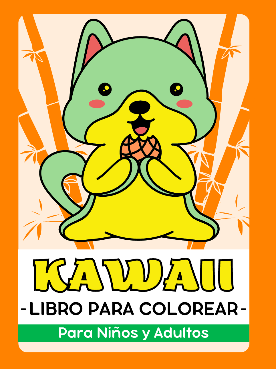 Kawaii Libro para Colorear Para Niños y Adultos