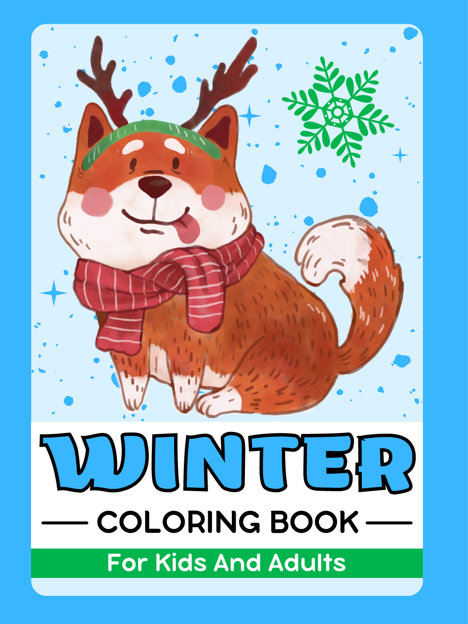 Winter Coloring Book For Kids And Adults