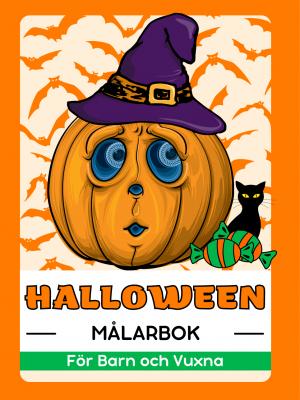 Halloween Målarbok för Barn och Vuxna
