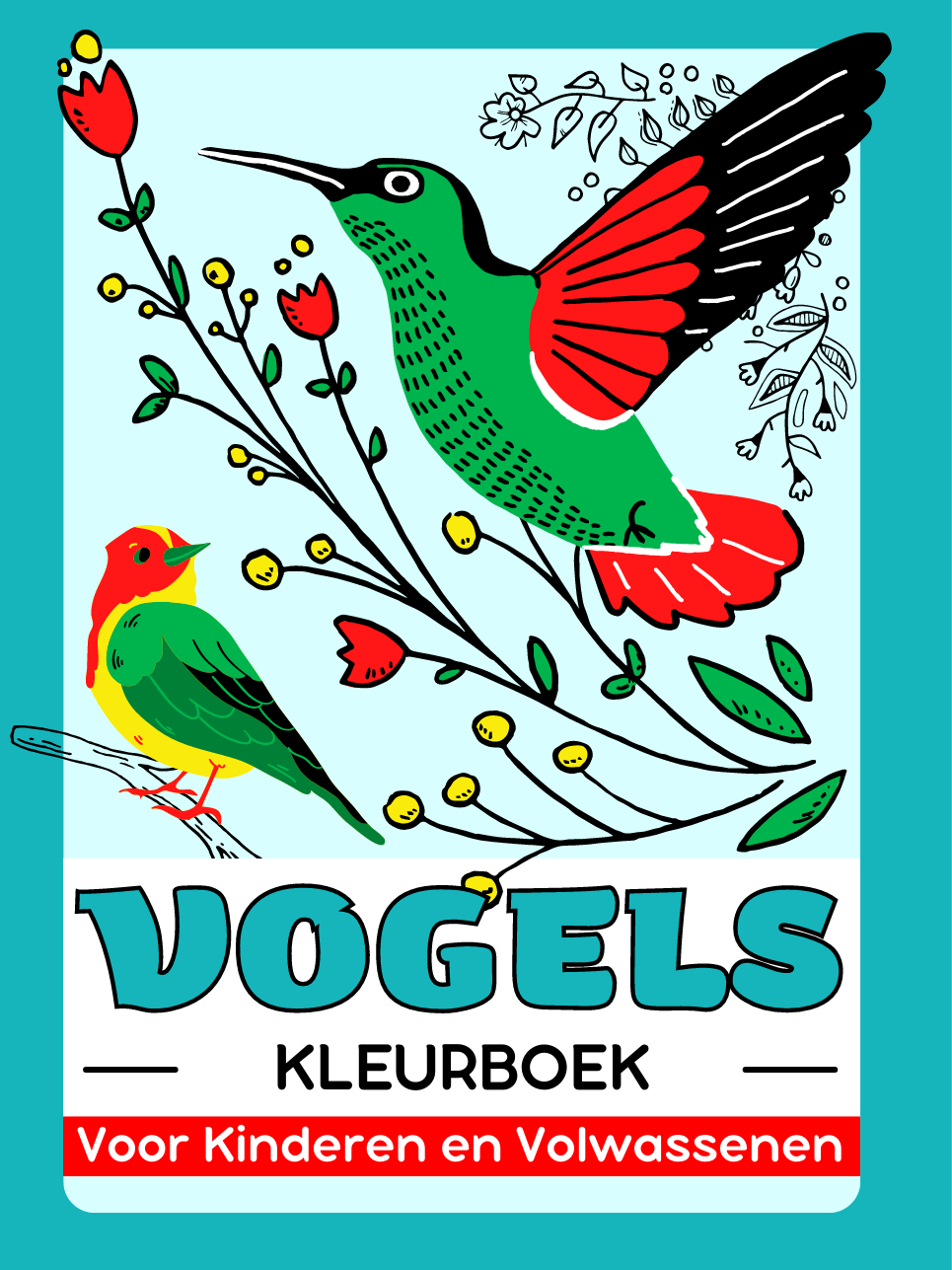 Vogels Kleurboek voor Kinderen en Volwassenen