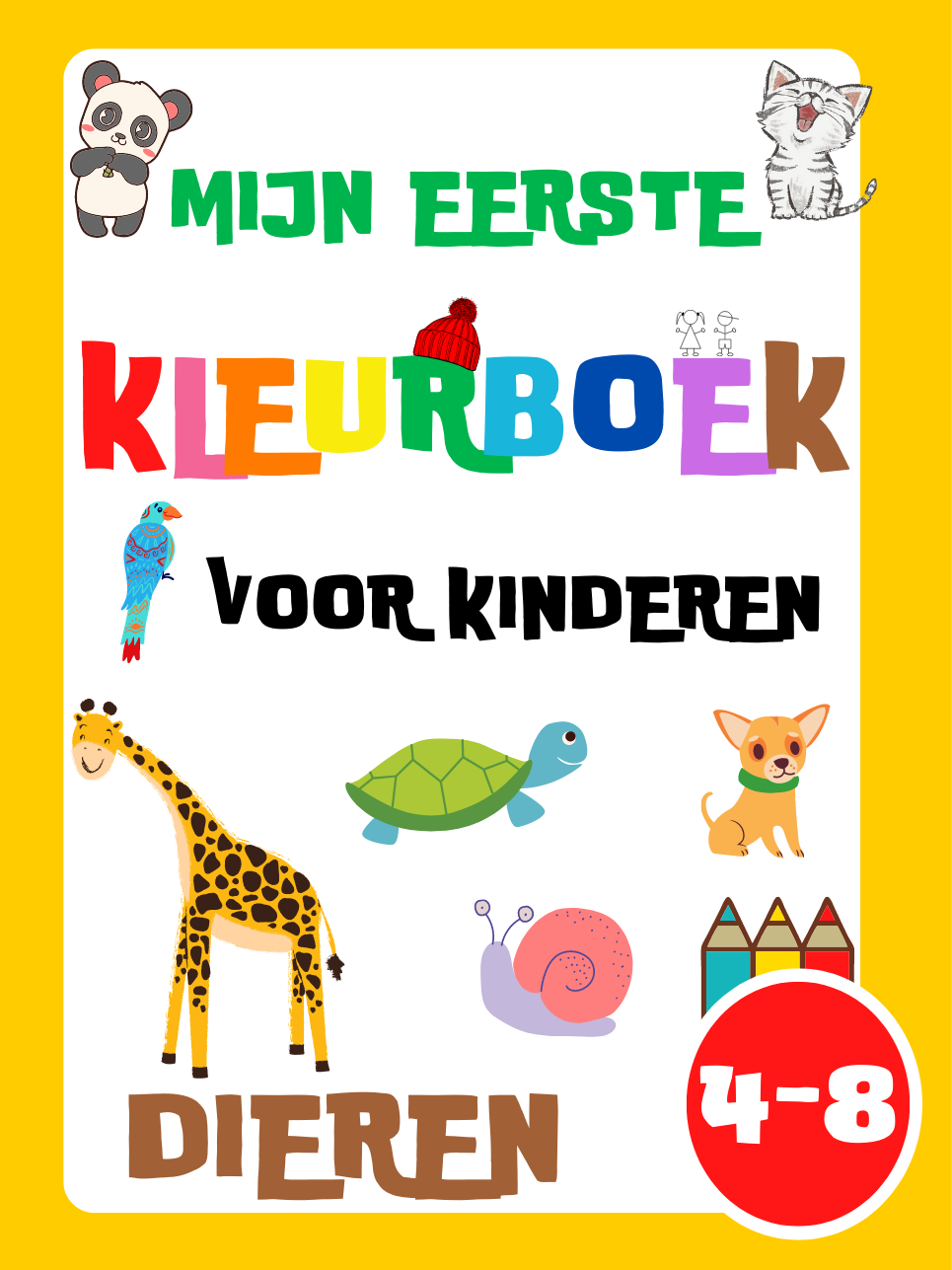 Mijn Eerste Kleurboek voor Kinderen