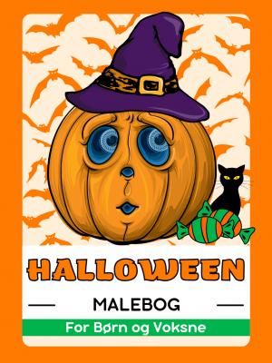 Halloween Malebog for Børn og Voksne