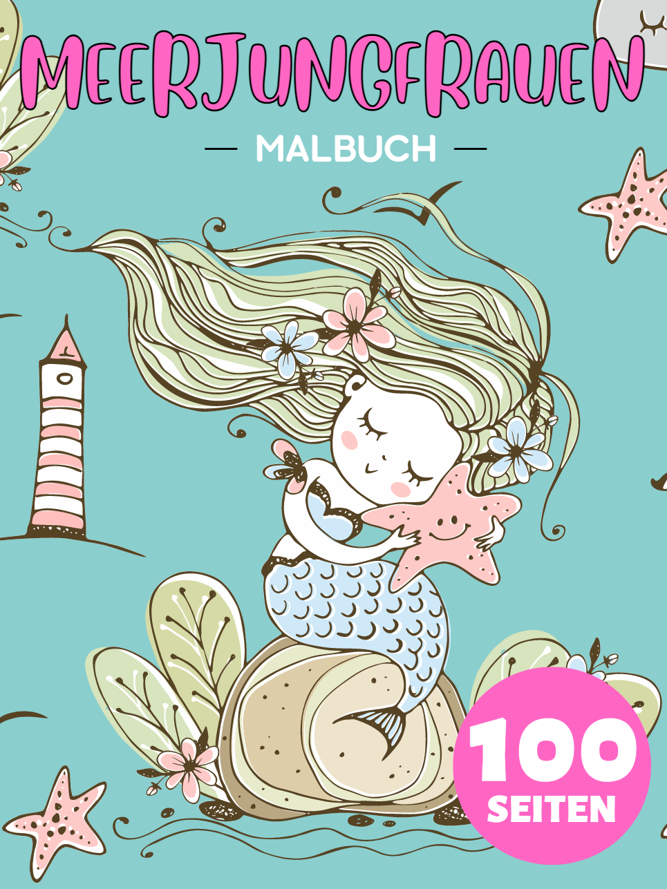 Meerjungfrauen Malbuch Für Kinder