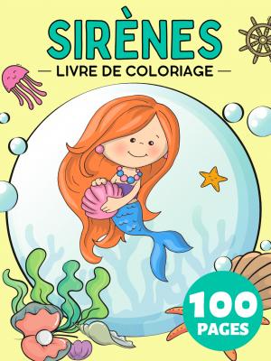 Sirènes Livre de Coloriage Pour Enfant dès 1 An