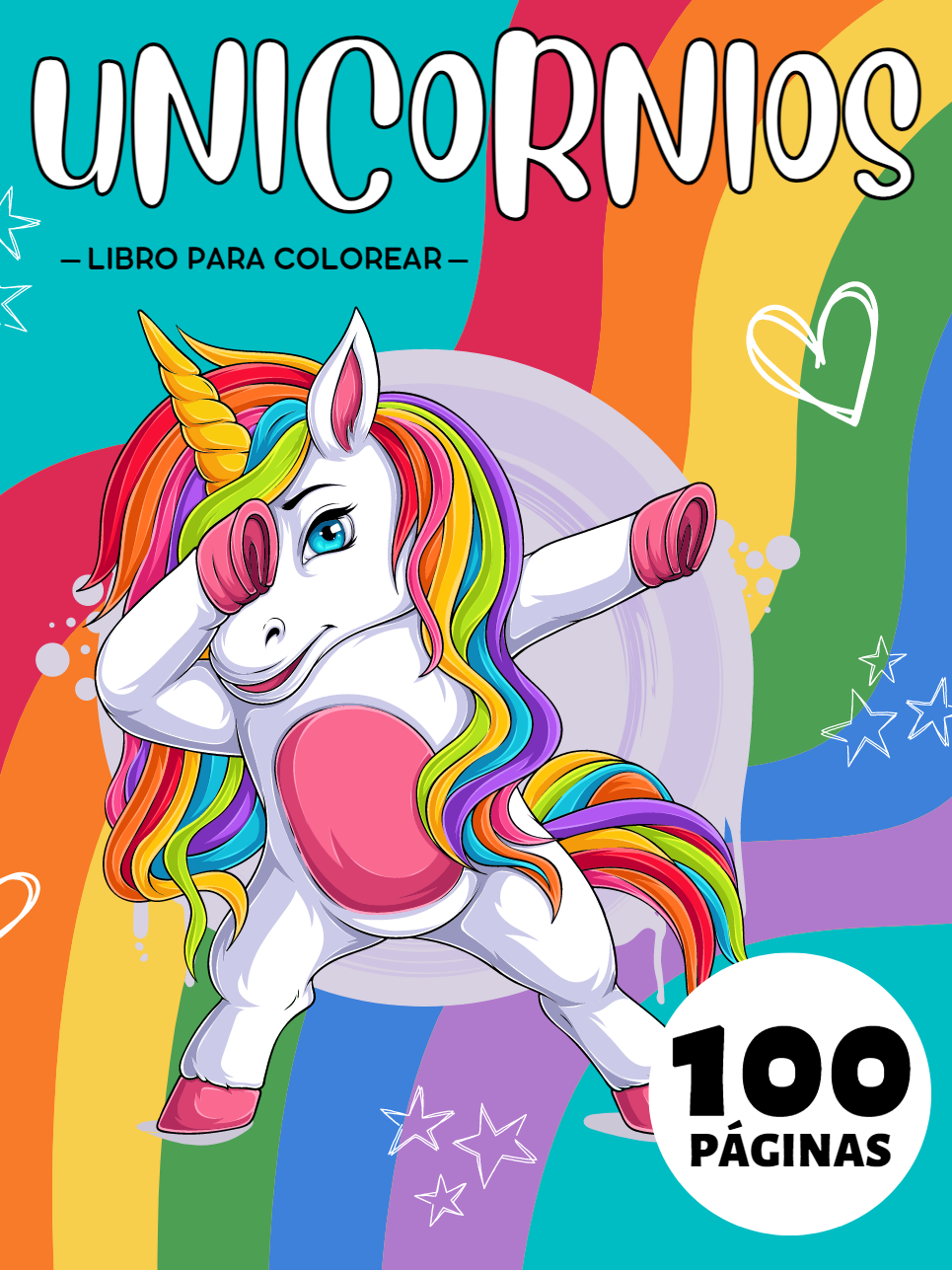 Unicornios Libro para Colorear Para Niños