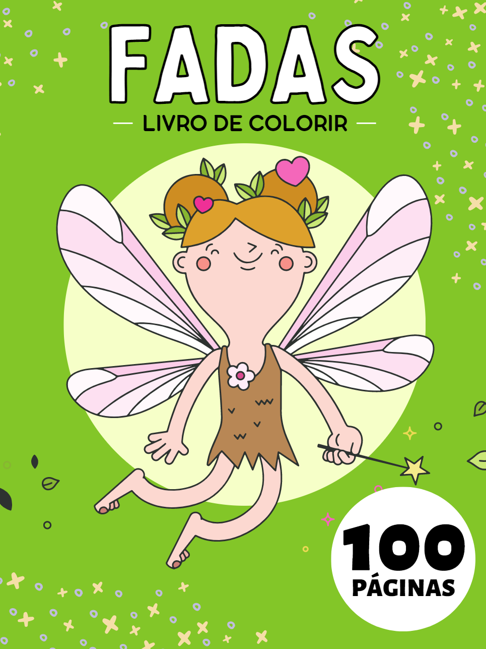 Fadas Livro de Colorir para Bebês