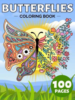 Butterflies Coloring Book For Adults