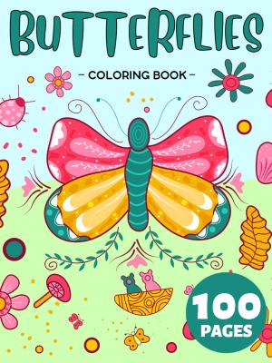 Butterflies Coloring Book For Kids