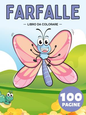 Farfalle Libro da Colorare Per Bambini da 1 Anno