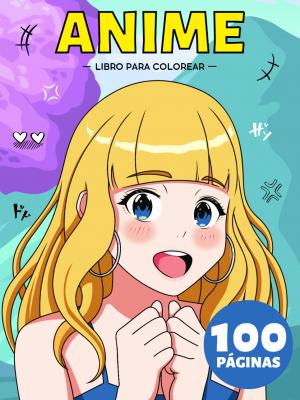 Anime Libro para Colorear Para Niños y Adultos