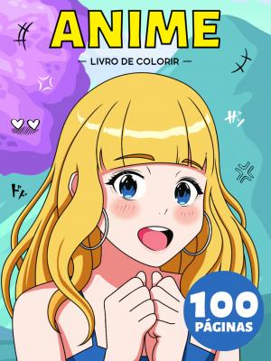 Anime Livro de Colorir para Crianças e Adultos