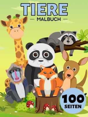 Tiere Malbuch für Kinder ab 4 Jahre