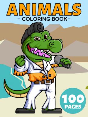 Easy and Simple Animals Coloring Book For Adults (Seniors and Beginners)