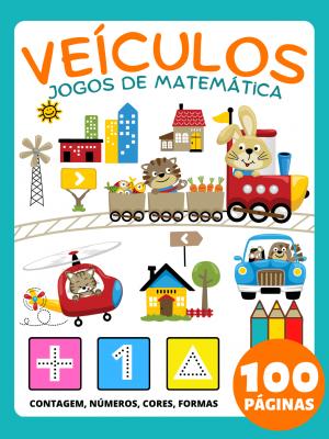 Livro de Atividades Veículos Jogos de Matemática para Pré-Escolar para Crianças 4-8 Anos