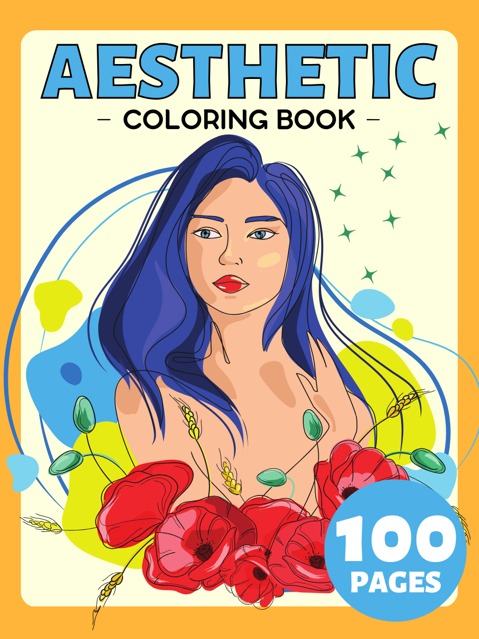 Aesthetic Coloring Book For Adults