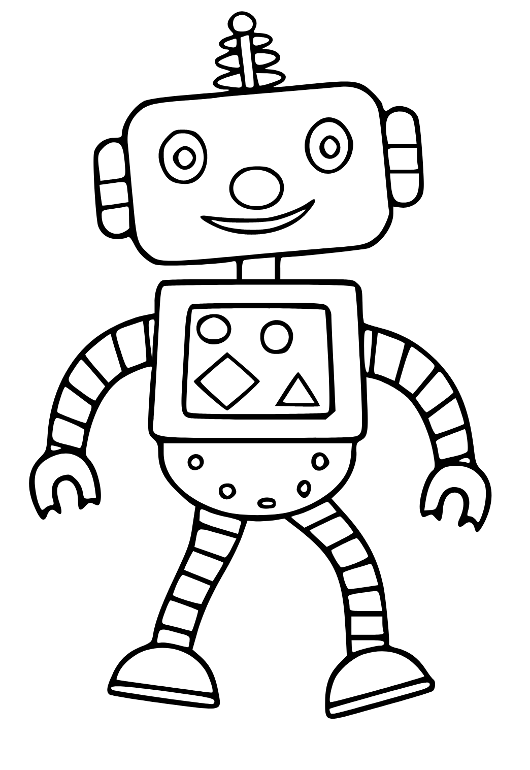 Top 30 tranh tô màu robot cho bé trai 2022