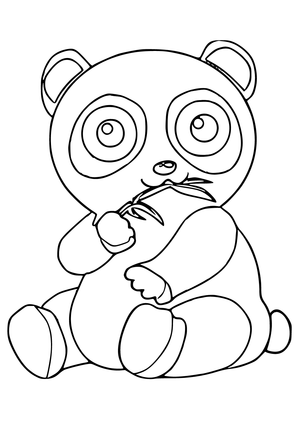 Pocoyo and Toy Panda Coloring Pages - Free Printable Coloring Pages