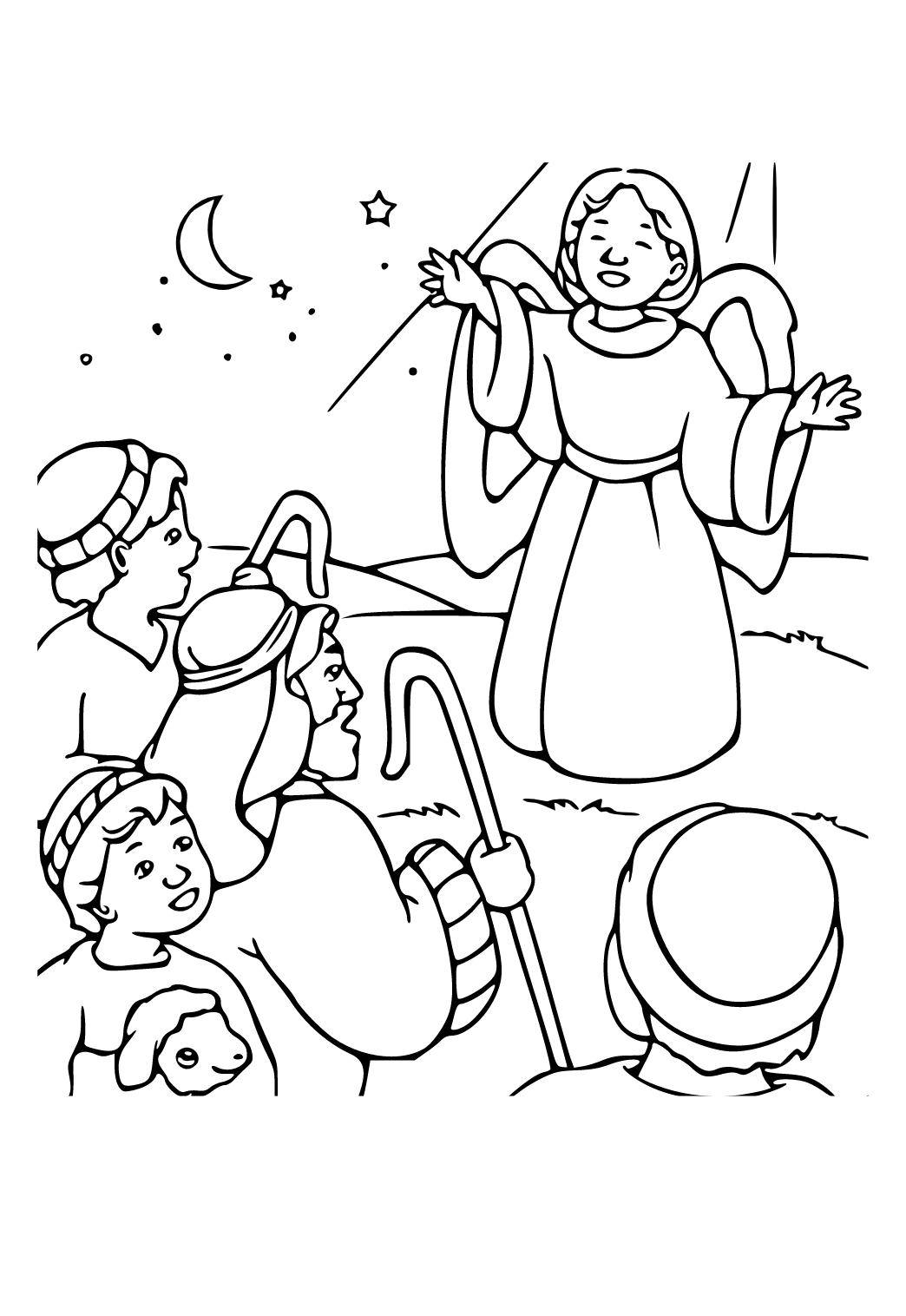Desenho e Imagem Presépio de Natal Igreja para Colorir e Imprimir Grátis  para Adultos e Crianças (Meninas e Meninos) 
