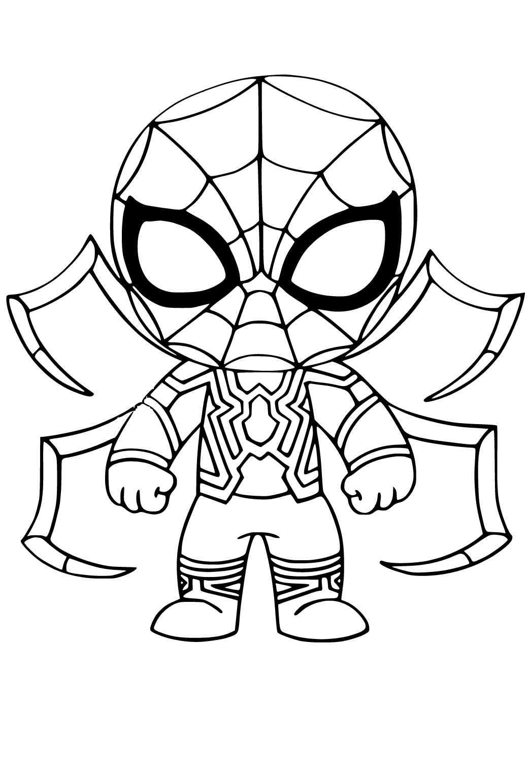 Dibujo e Imagen Spiderman Bebé para Colorear y Imprimir Gratis para  Adultos, Niñas y Niños 