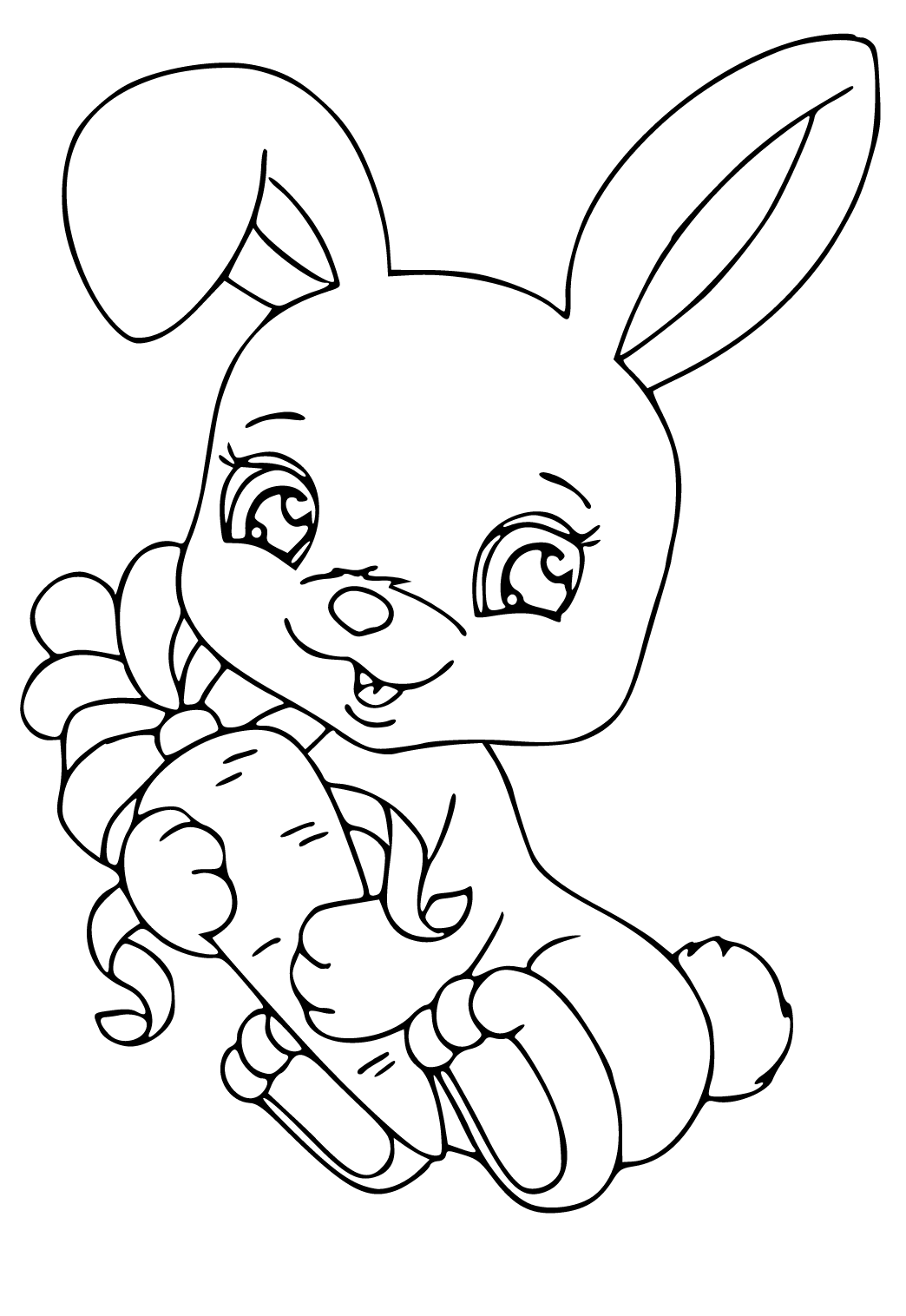 Xem hơn 48 ảnh về hình vẽ con thỏ để tô màu  daotaonec