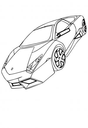  Dibujos e Imagenes Lamborghini para Colorear y Imprimir Gratis para Adultos, Niñas y Niños