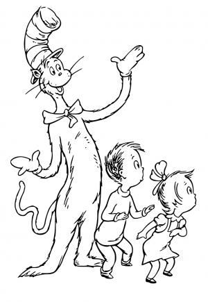 Free Printable Dr Seuss Coloring Pages, Sheets and Pictures for Adults ...