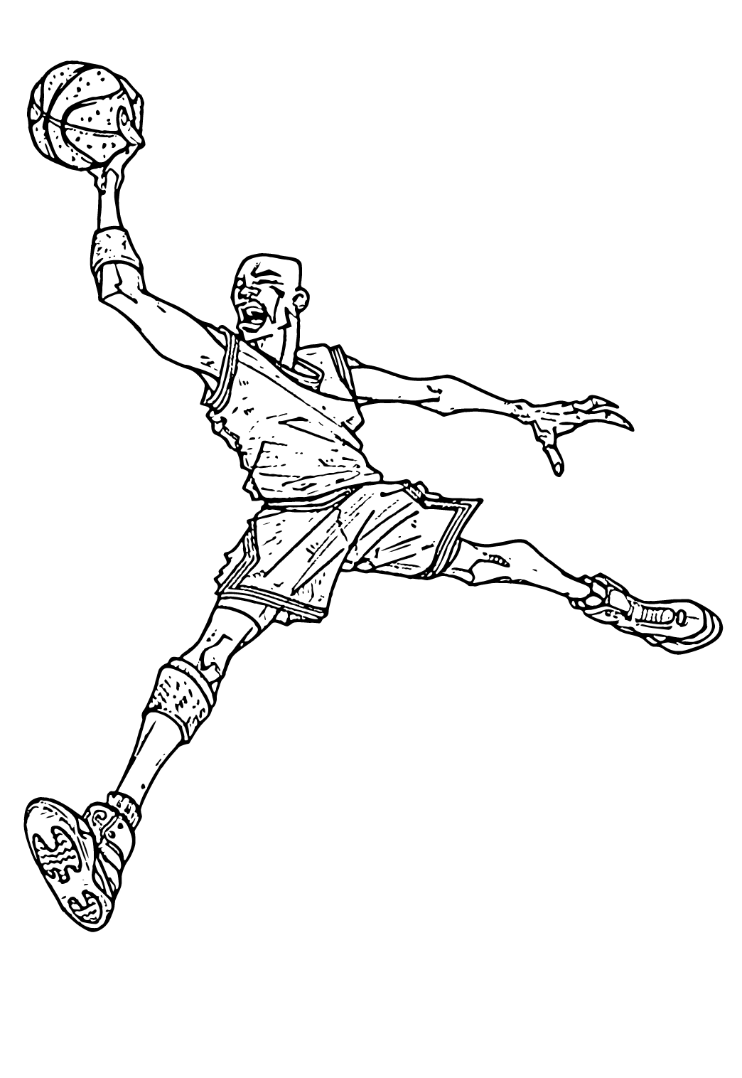 Awesome Michael Jordan Coloring Page Free Printable Coloring Pages For