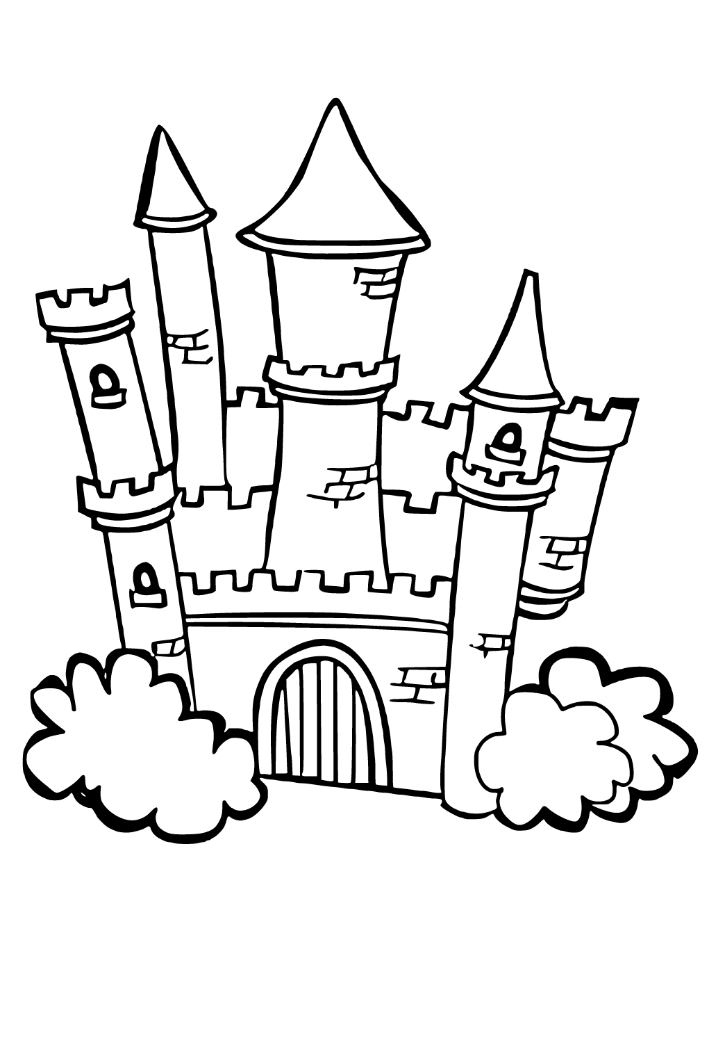 Tuyển tập tranh tô màu lâu đài rực rỡ cho bé thỏa sức khám phá - Họa Mi