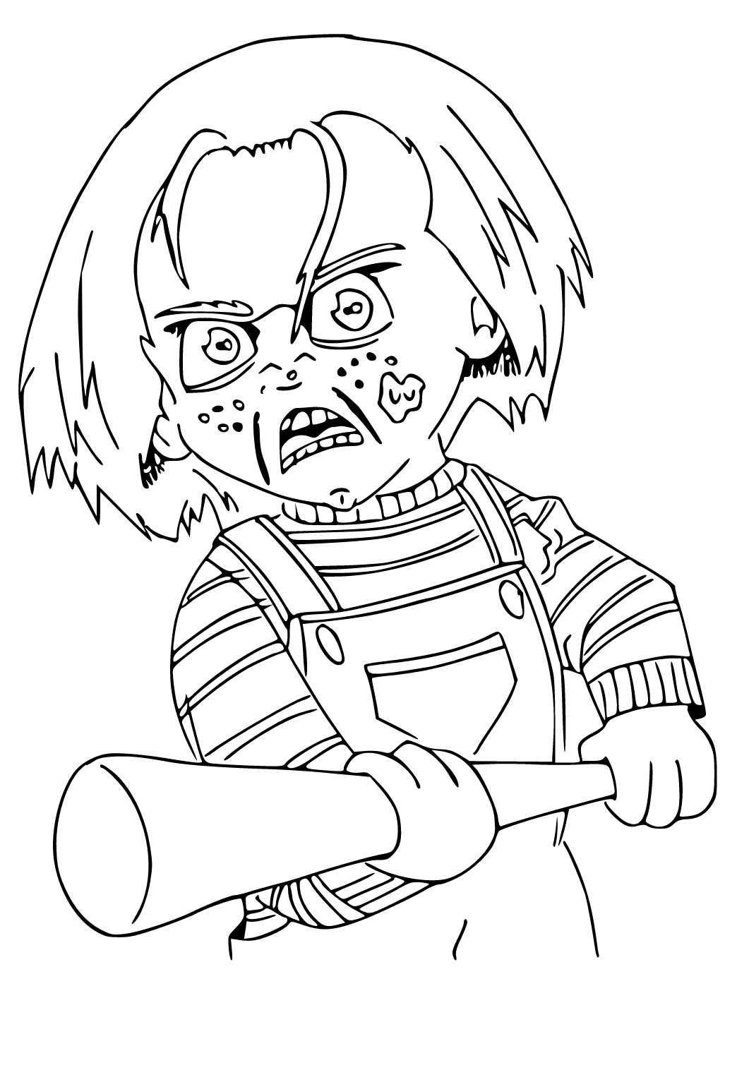 Coloring Chucky Pages