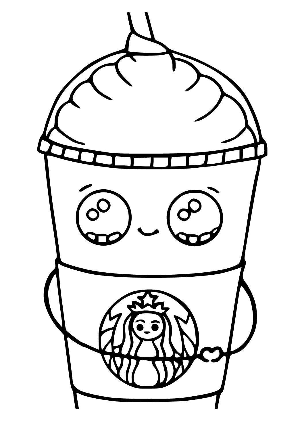 Starbucks Coffee Coloring Pages