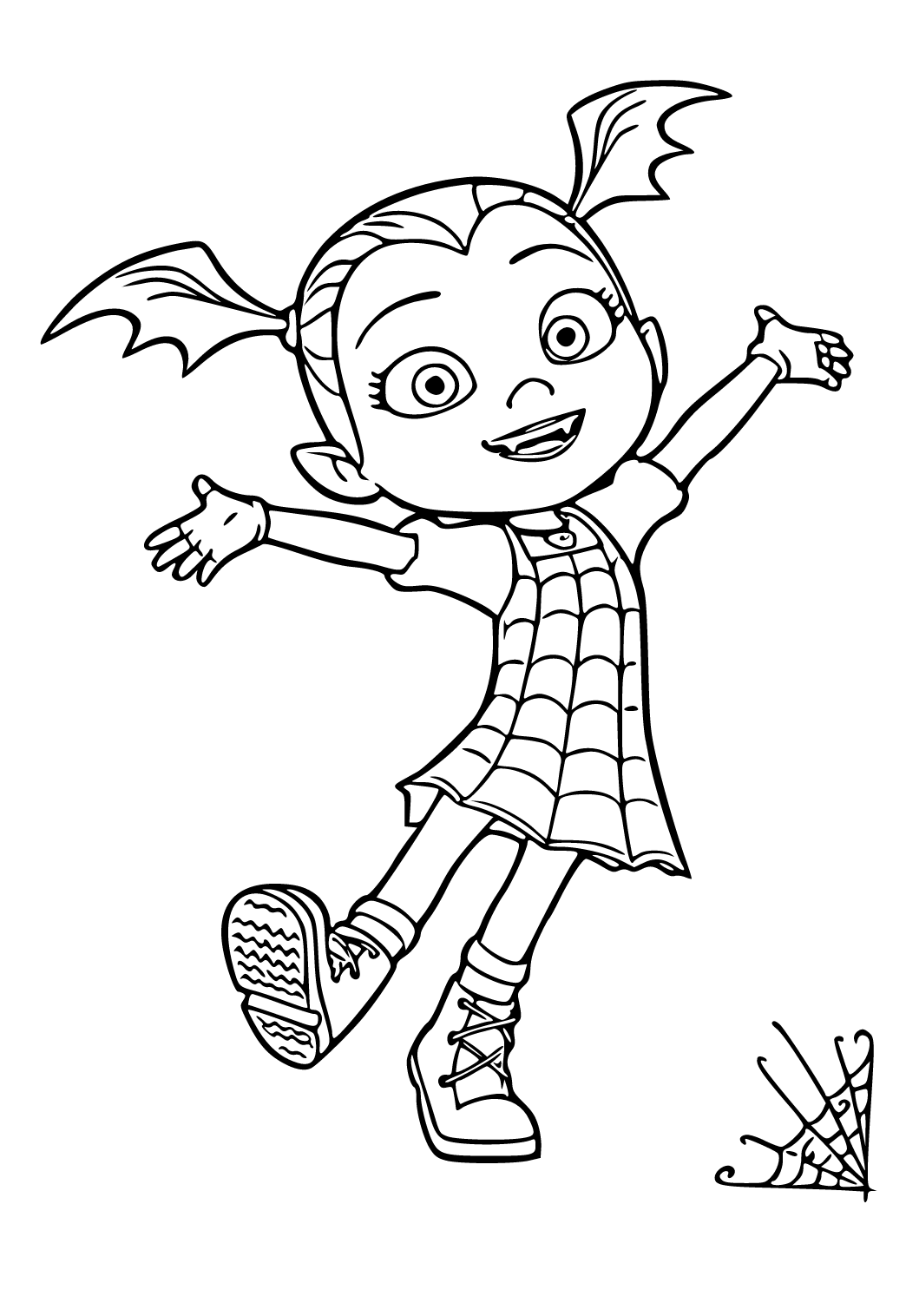 Free Printable Disney Junior Vampirina Coloring Pages for Kids