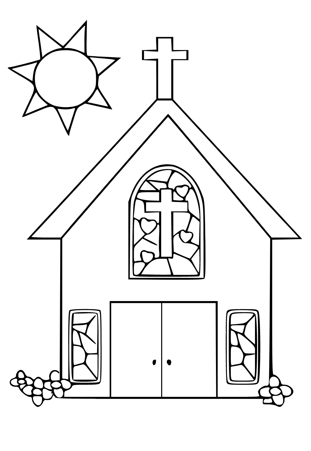 Free Children S Church Coloring Pages
