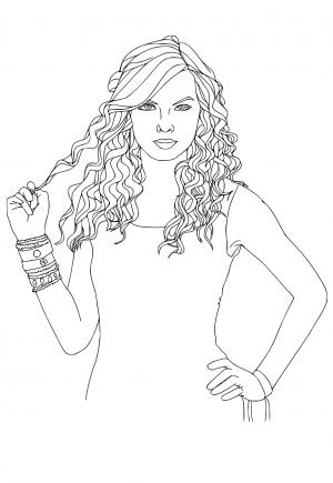 Free Printable Taylor Swift Coloring Pages, Sheets and Pictures for ...