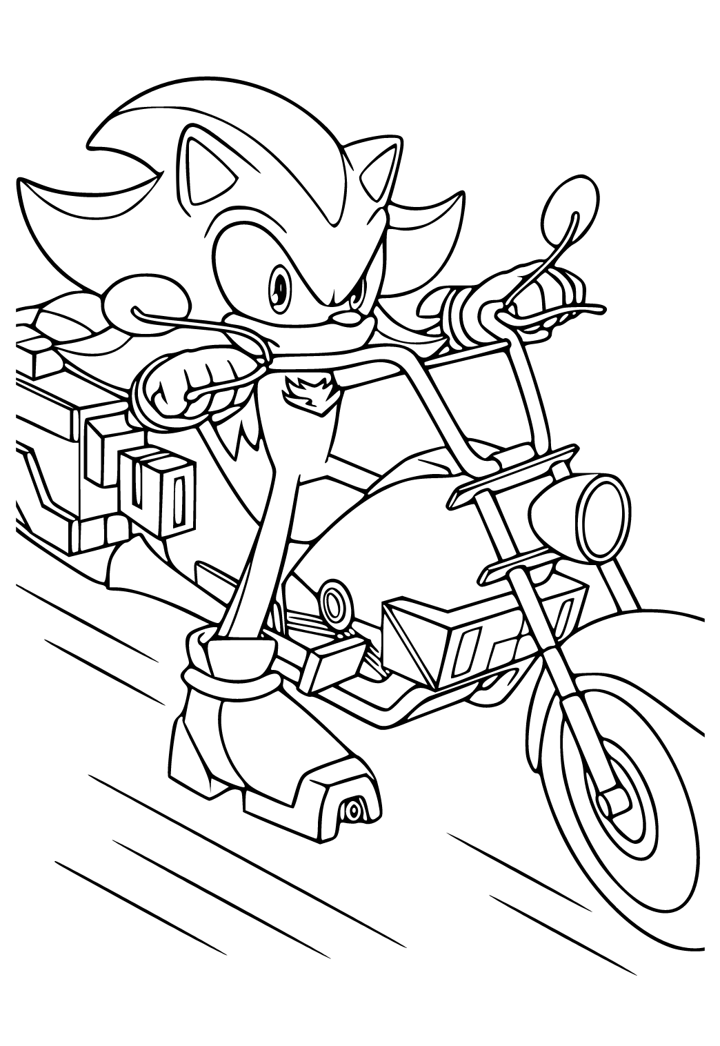 Madagascar 2 : moto moto coloring pages 