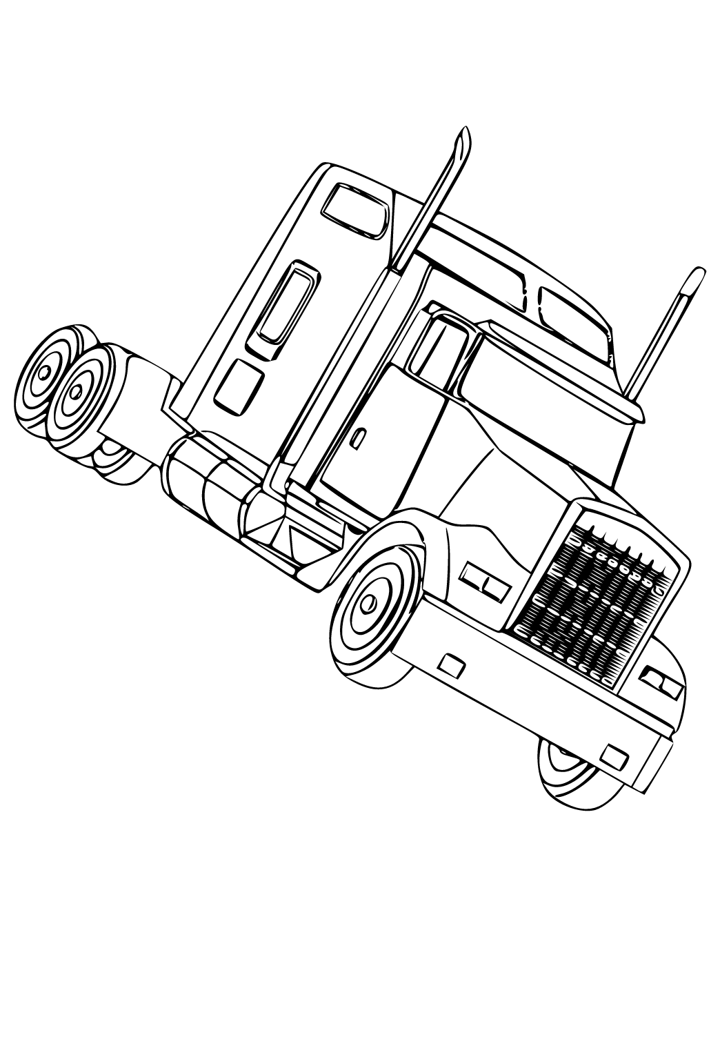 Semi-Vrachtwagen