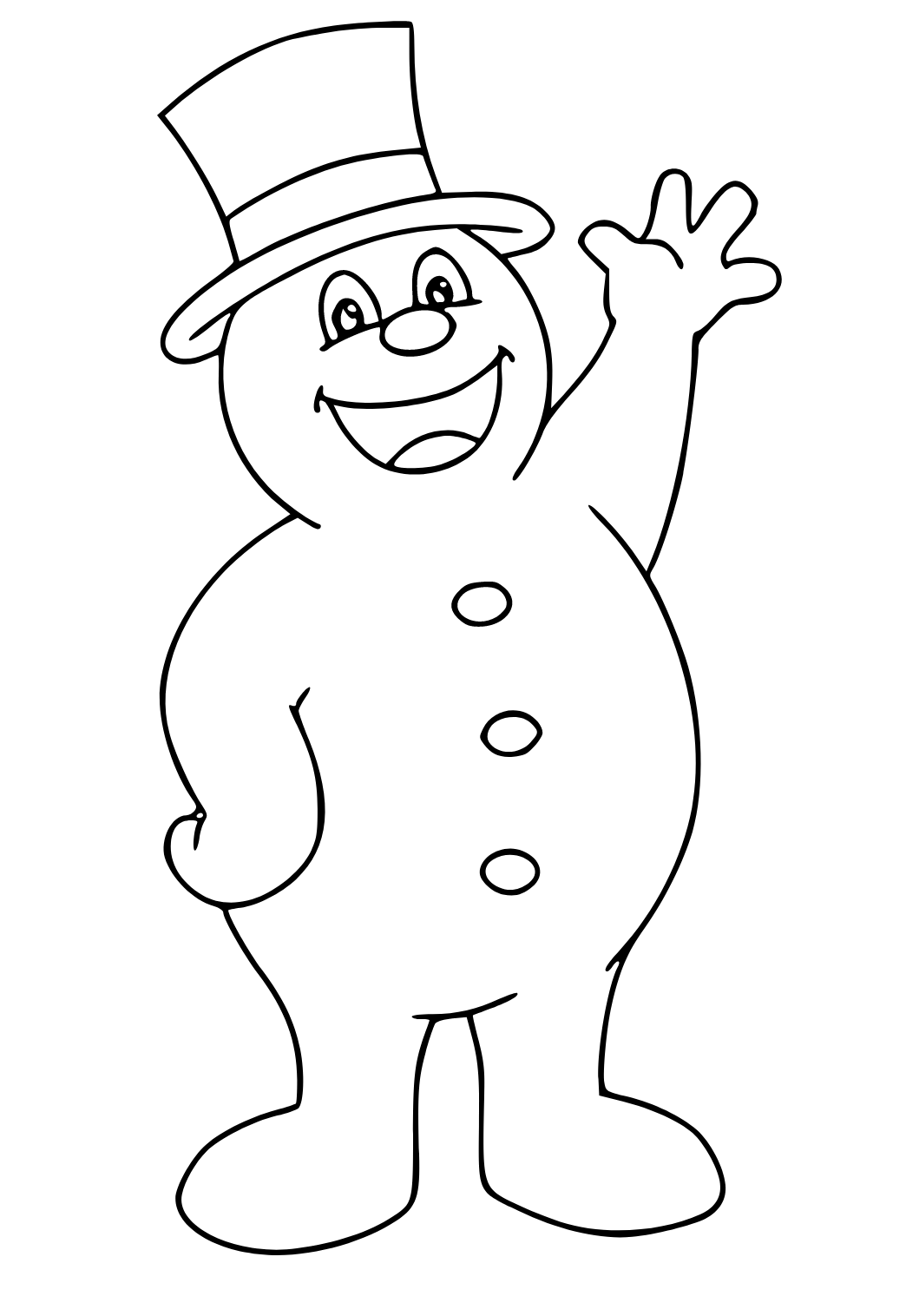 Frosty Manusia Salju