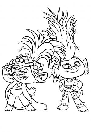 Free Printable Trolls World Tour Coloring Pages, Sheets and Pictures ...
