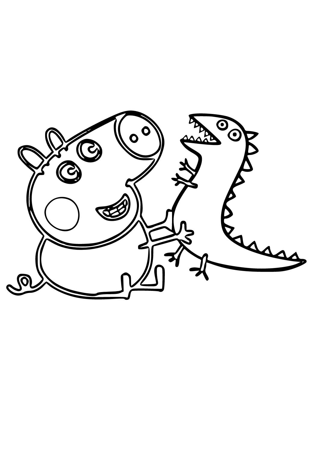 Peppa Pig coloring pages. Print for free | WONDER DAY — Coloring pages for  children and adults