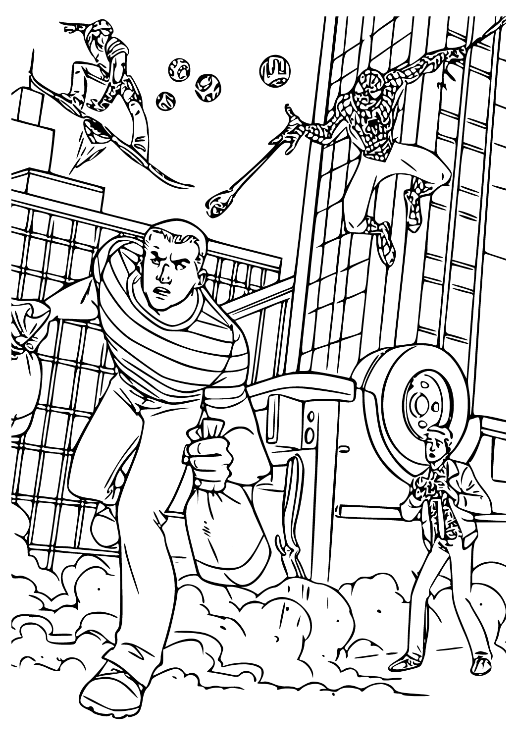 lego green goblin coloring pages