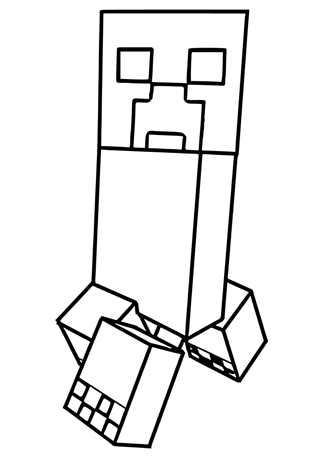 Desenho de Minecraft Aranha para colorir  Desenhos para colorir e imprimir  gratis