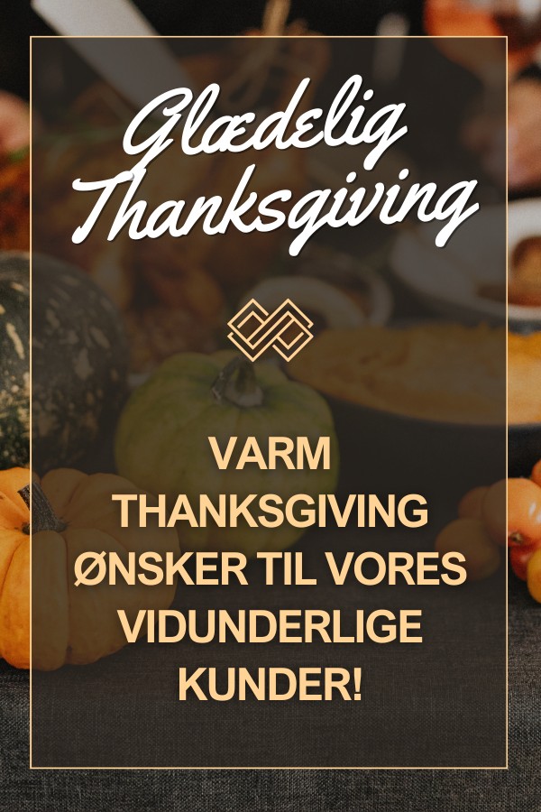 Thanksgiving: Til Kunder