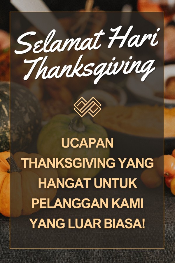 Hari Thanksgiving: Untuk Pelanggan