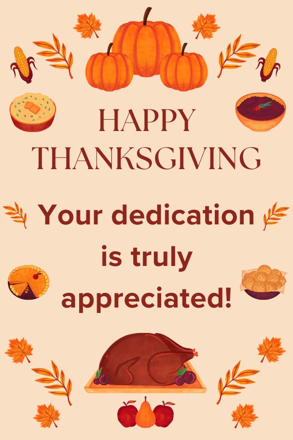 Thanksgiving: To Employees