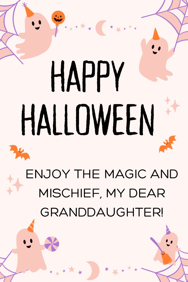 Halloween: For Granddaughter