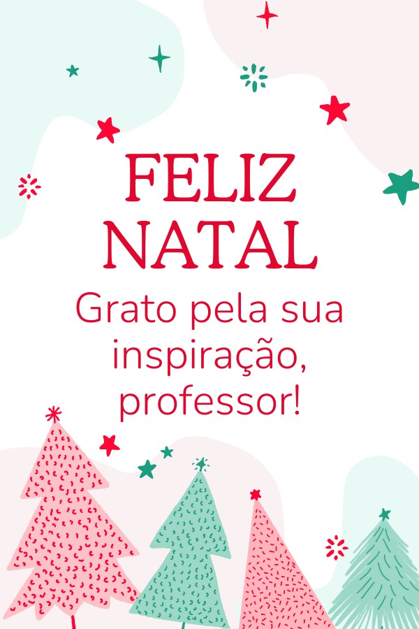 Feliz Natal: Para o Professor