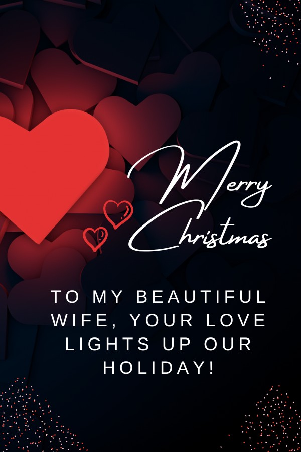 Merry Christmas: To Wife