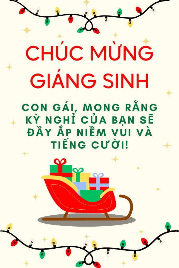 Giáng Sinh: Cho Con Gái